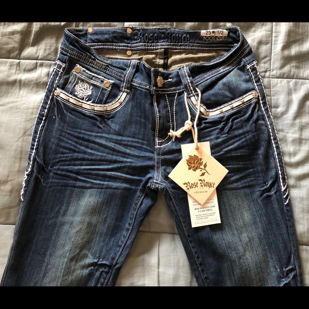 NWT Rose Royce bootcut stretch jeans
